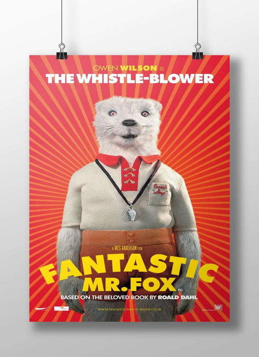 The Whistle-Blower character from the Fantastic Mr. Fox franchise Mr. Fox - The Whistle-Blower Poster