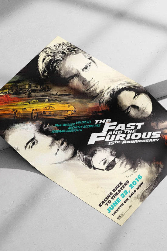 The Fast and the Furious (franchise) Dominic Toretto - Hollywood Icon Poster