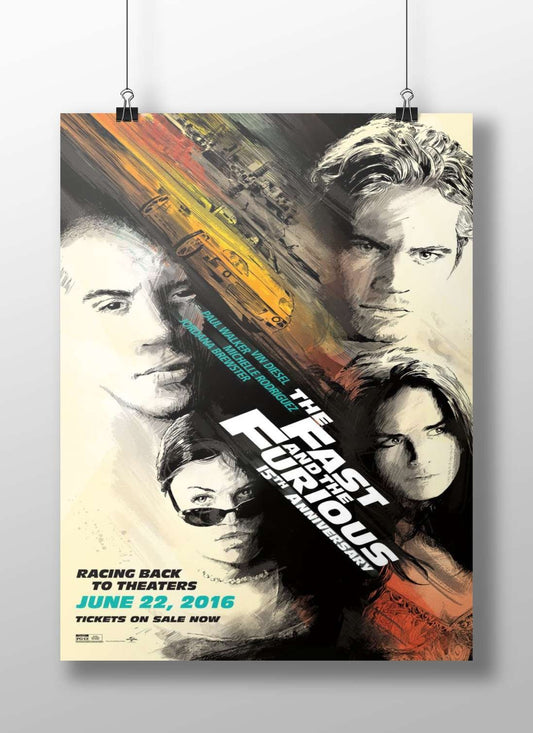 The Fast and the Furious (franchise) Dominic Toretto - Hollywood Icon Poster