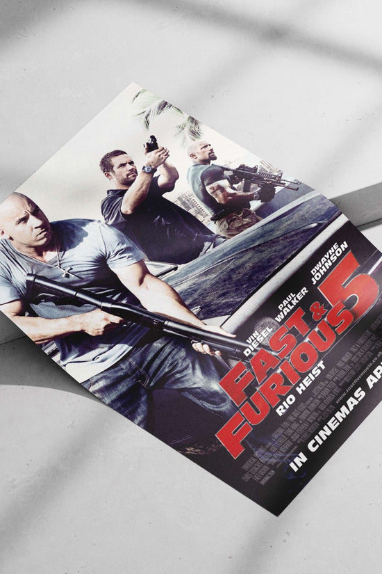 Fast & Furious 5 (Rio Heist) Dominic Toretto - Rio Heist Poster