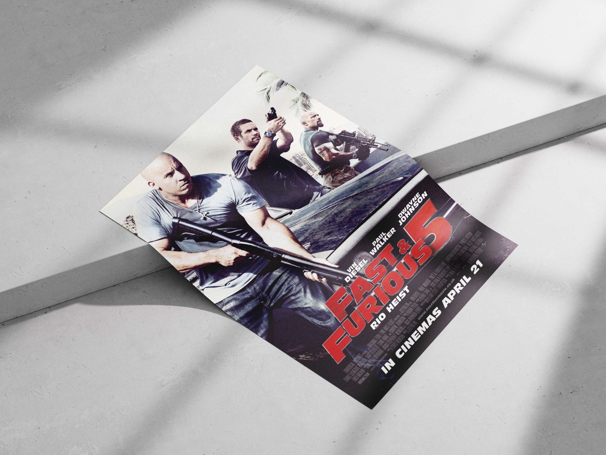 Fast & Furious 5 (Rio Heist) Dominic Toretto - Rio Heist Poster