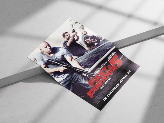 Fast & Furious 5 (Rio Heist) Dominic Toretto - Rio Heist Poster