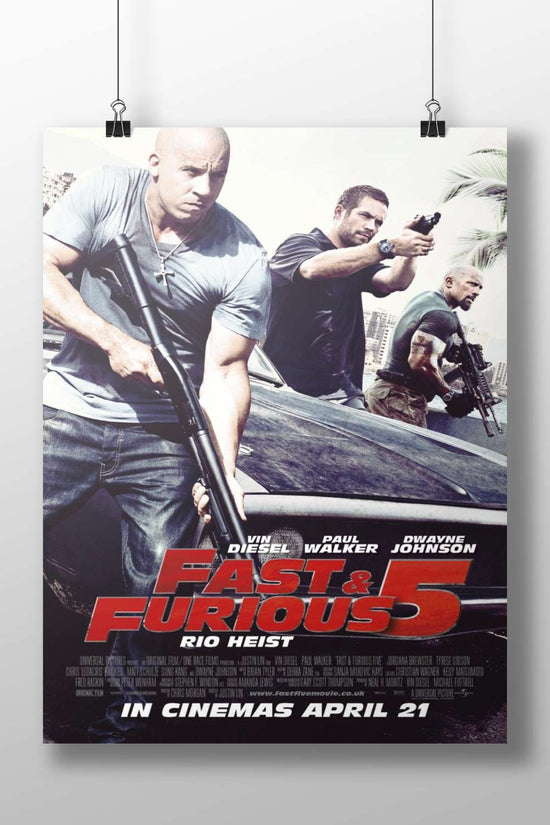 Fast & Furious 5 (Rio Heist) Dominic Toretto - Rio Heist Poster