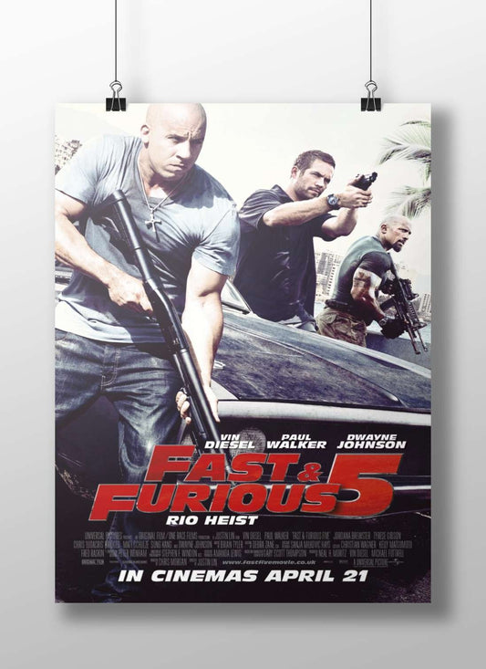 Fast & Furious 5 (Rio Heist) Dominic Toretto - Rio Heist Poster