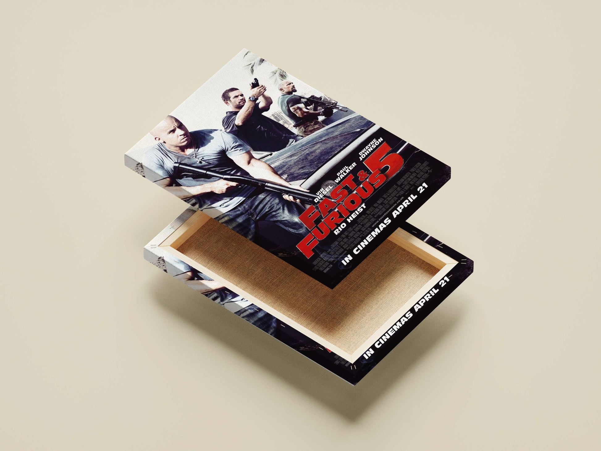 Fast & Furious 5 (Rio Heist) Dominic Toretto - Rio Heist Poster