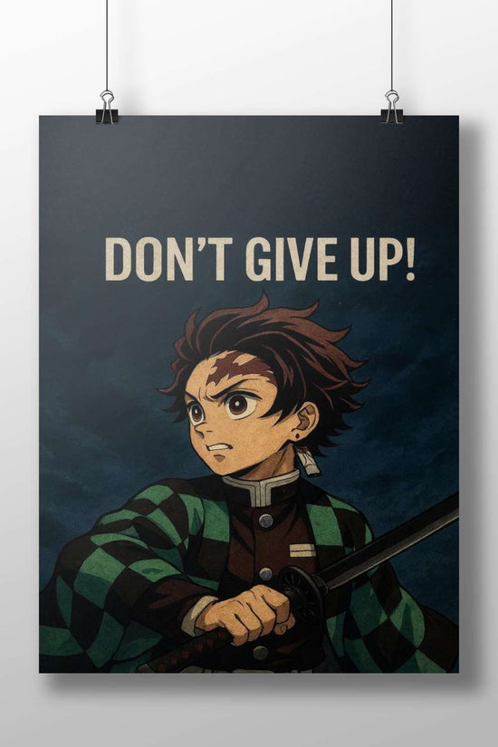 Tanjiro Kamado from Demon Slayer Main Subject: Tanjiro Kamado from Demon Slayer Matte BoizzBoard rigid print — Anime wall