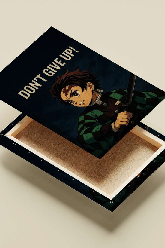 Tanjiro Kamado from Demon Slayer Main Subject: Tanjiro Kamado from Demon Slayer Canvas wall art — Anime wall art India |