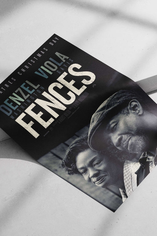 Fences (2016 film starring Denzel Washington and Viola Davis) Fences - Classic Noir Poster