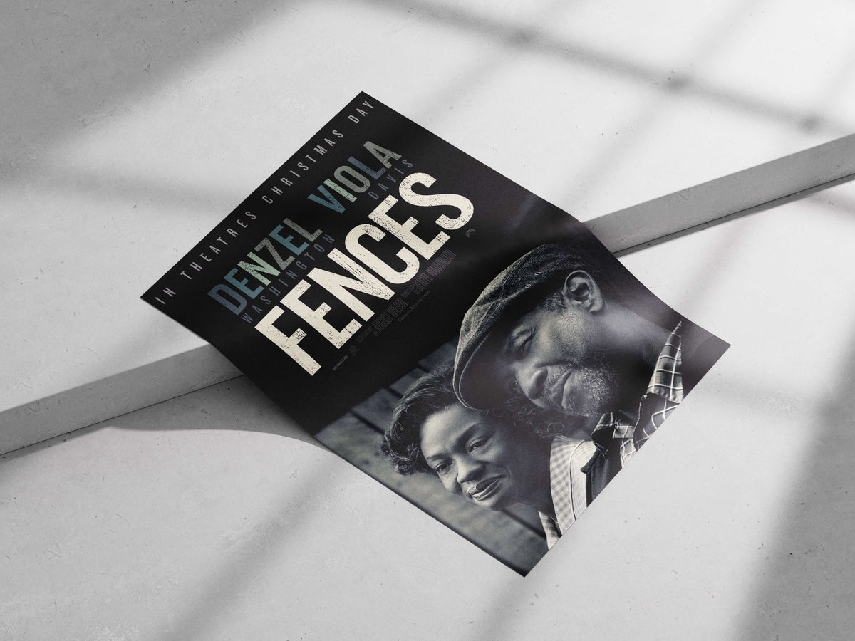 Fences (2016 film starring Denzel Washington and Viola Davis) Fences - Classic Noir Poster
