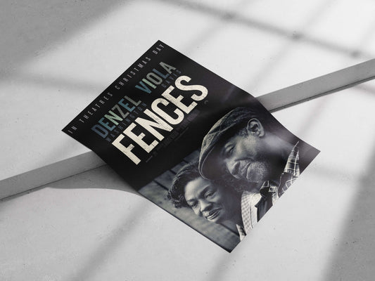 Fences (2016 film starring Denzel Washington and Viola Davis) Fences - Classic Noir Poster