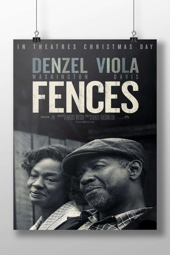 Fences (2016 film starring Denzel Washington and Viola Davis) Fences - Classic Noir Poster