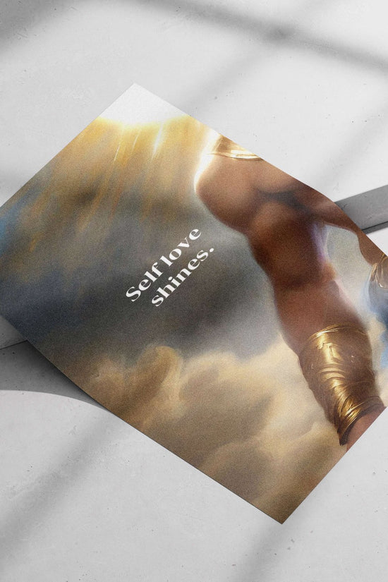 Zeus (Greek mythology deity) Main Subject: Zeus (Greek mythology deity) Matte poster print — Sanatan wall art India |