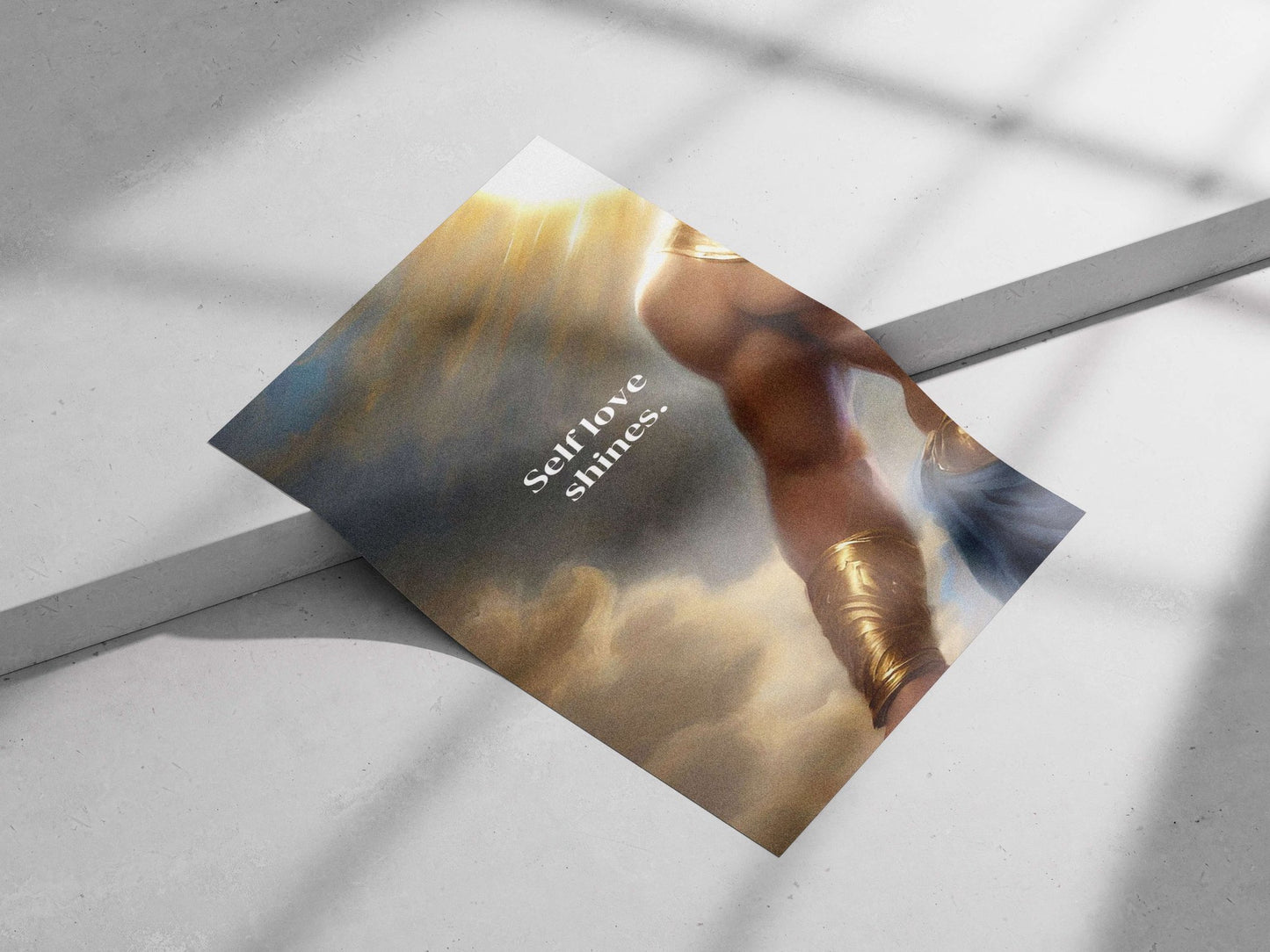 Zeus (Greek mythology deity) Main Subject: Zeus (Greek mythology deity) Matte poster print — Sanatan wall art India |