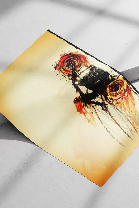 Agni (Hindu Fire God) Agni - Sacred Flame Poster