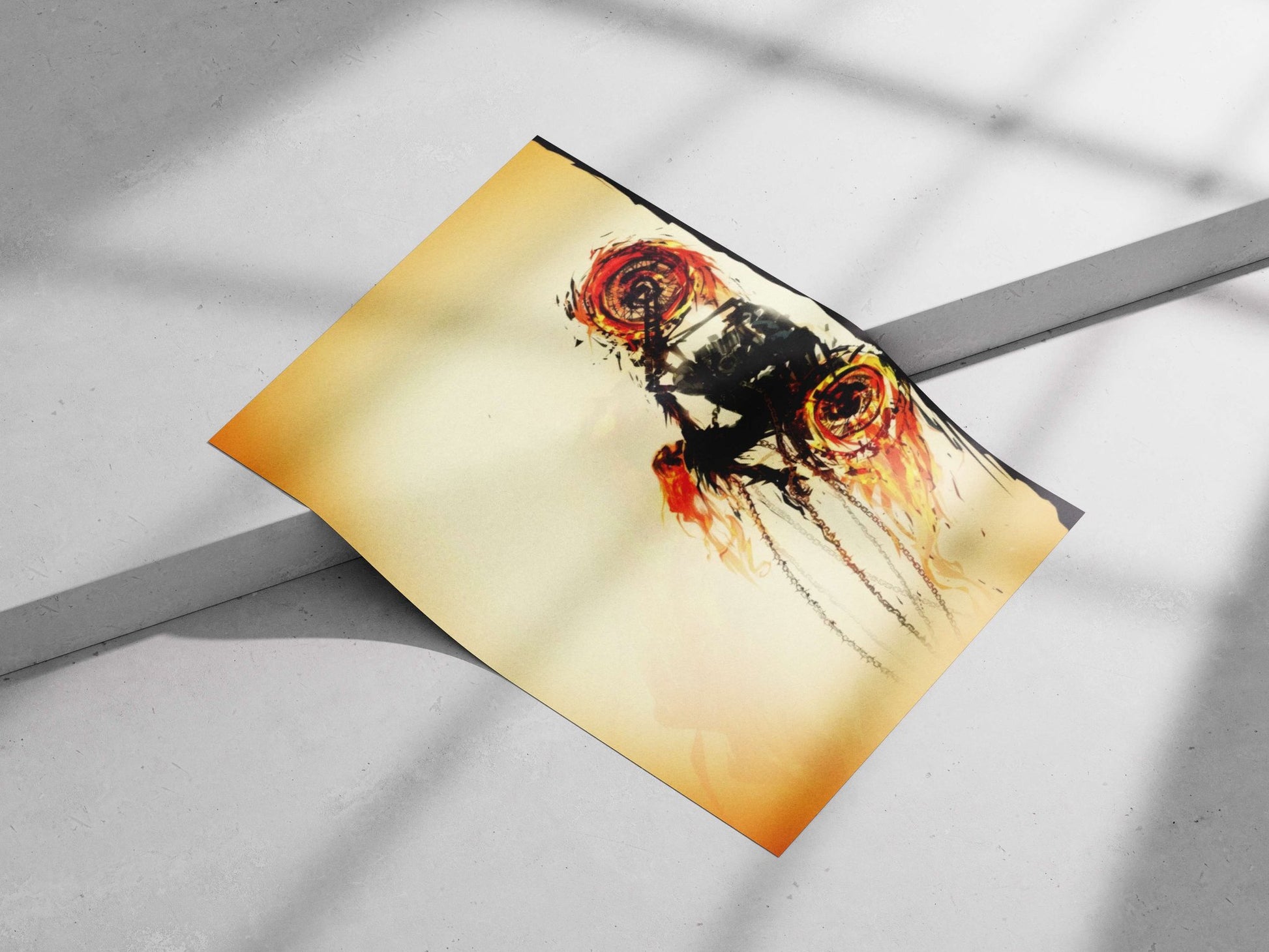 Agni (Hindu Fire God) Agni - Sacred Flame Poster