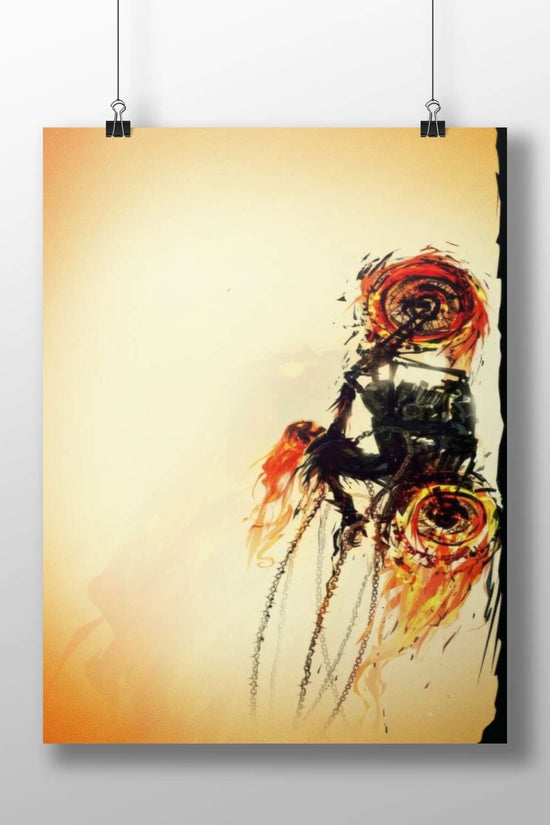 Agni (Hindu Fire God) Agni - Sacred Flame Poster