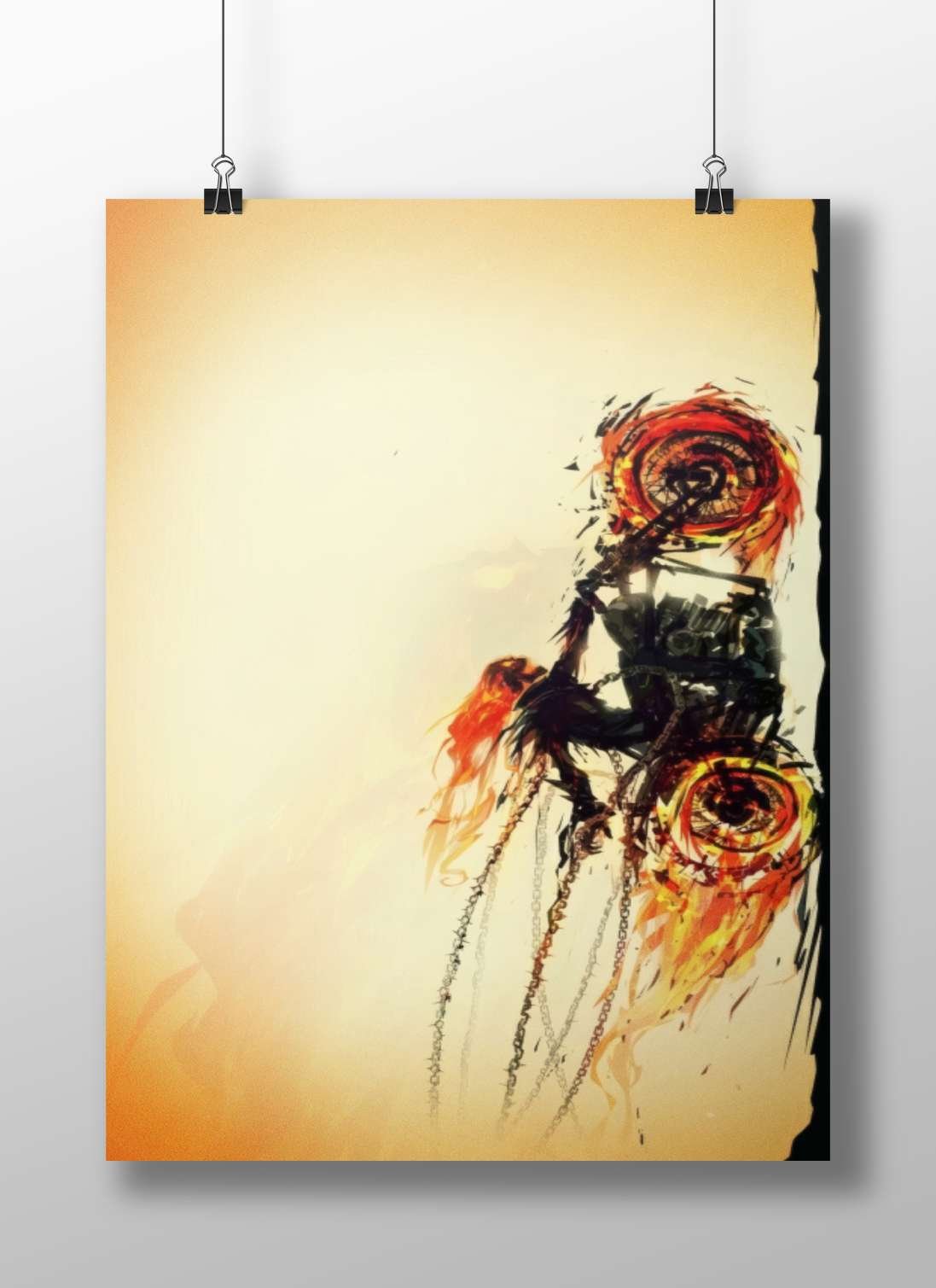 Agni (Hindu Fire God) Agni - Sacred Flame Poster