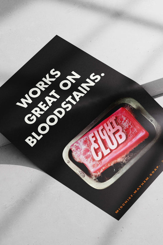 Tyler Durden - Fight Club Noir Poster