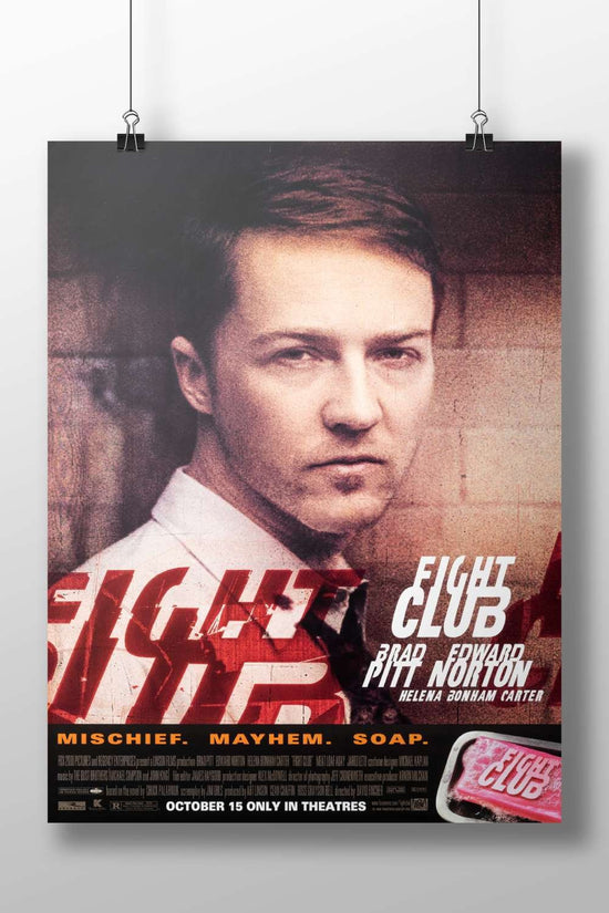The film "Fight Club" (franchise) as confirmed by Tesseract OCR text including cast names like