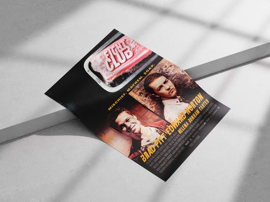 Fight Club (movie) Tyler Durden - Fight Club Iconic Poster