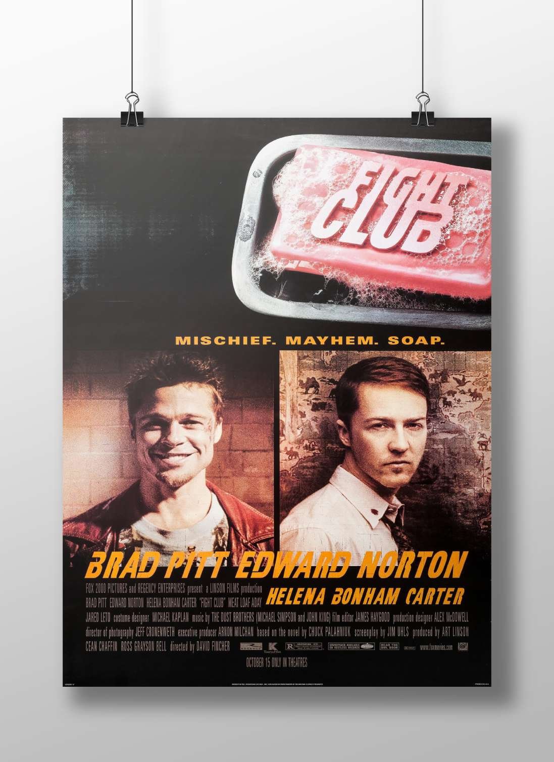 Fight Club (movie) Tyler Durden - Fight Club Iconic Poster