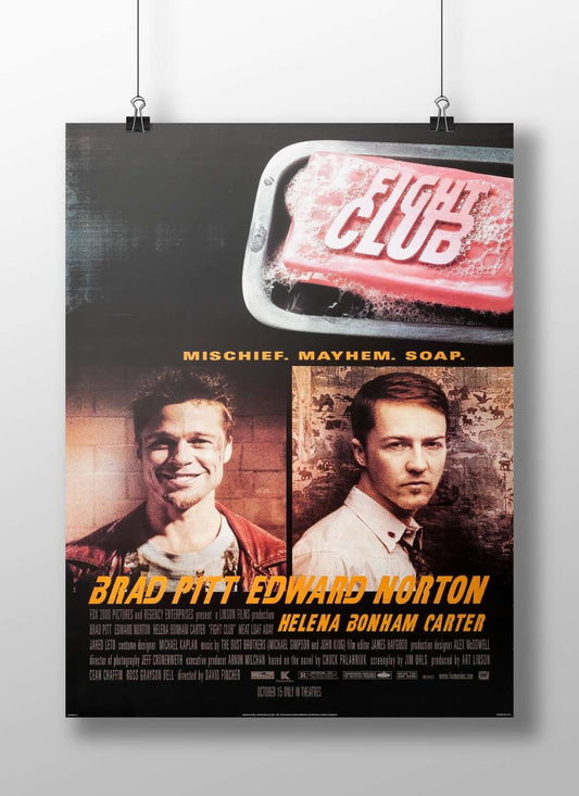Fight Club (movie) Tyler Durden - Fight Club Iconic Poster