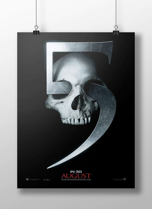 Final Destination franchise logo (skull integrated with metallic "F" symbol) Final Destination Franchise Logo -