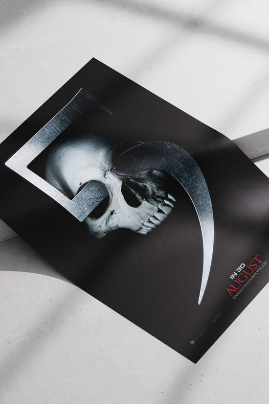 Final Destination franchise logo (skull integrated with metallic "F" symbol) Final Destination Franchise Logo -