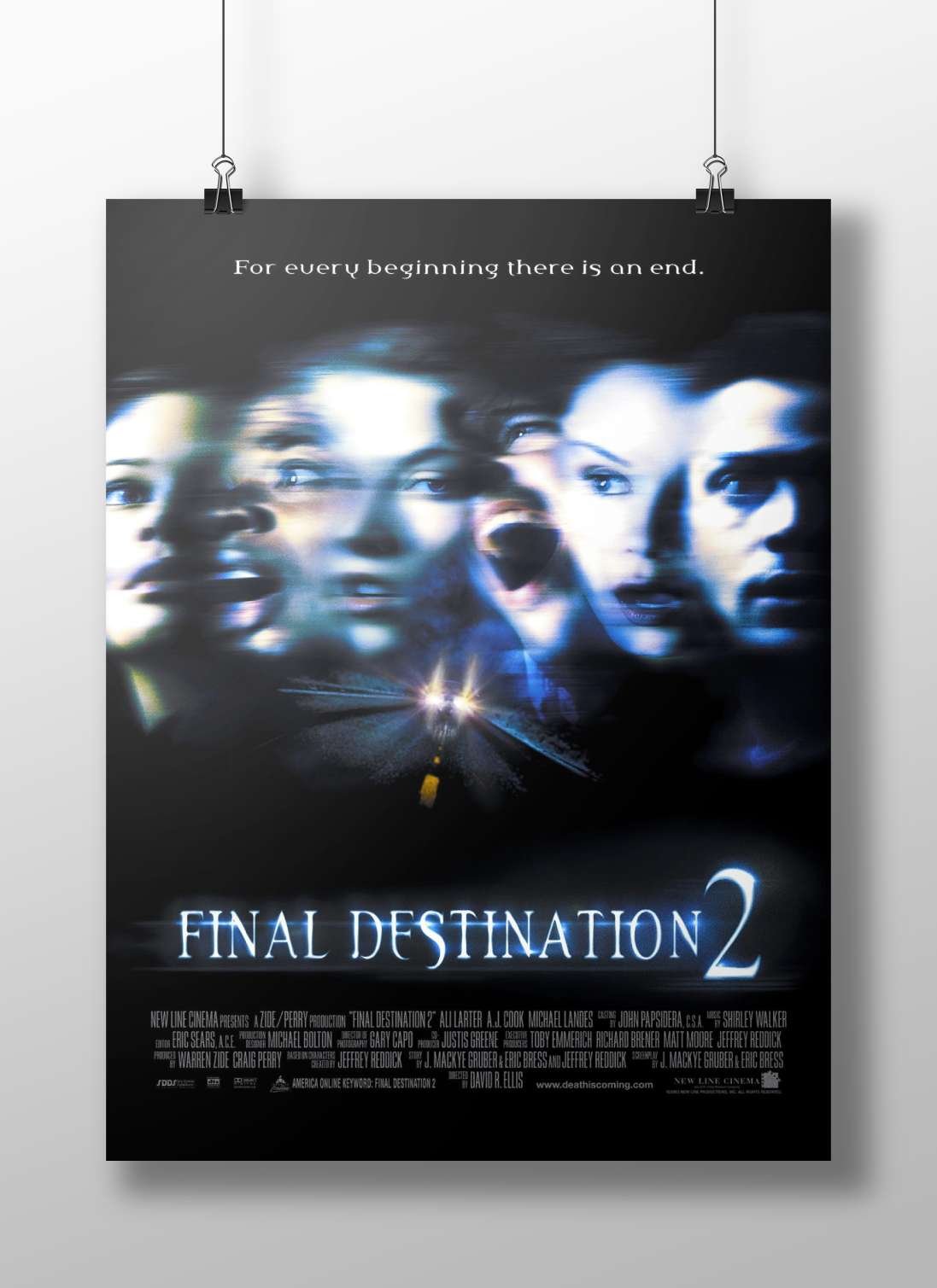 Final Destination 2 (movie franchise) Main Subject: Final Destination 2 (movie franchise) Matte BoizzBoard rigid print —