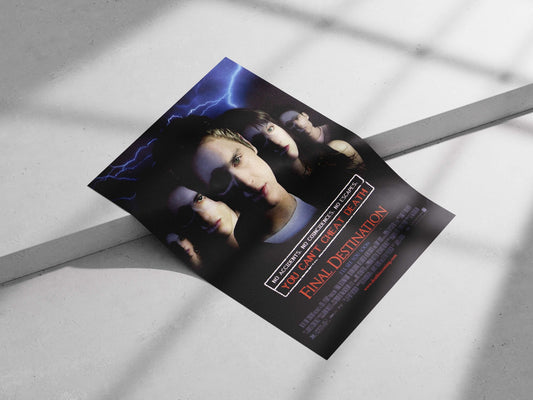 Final Destination franchise Main Subject: Final Destination franchise Matte poster print — Superhero wall art India |