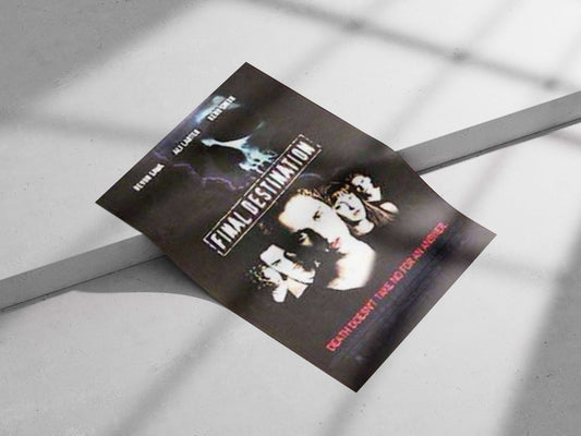 Final Destination franchise Main Subject: Final Destination franchise Matte poster print — Superhero wall art India |