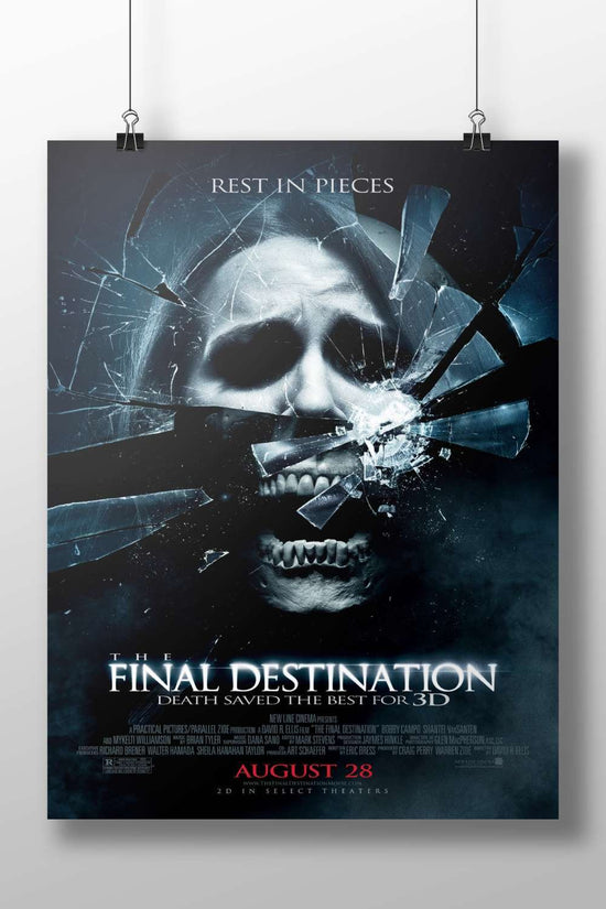 The Final Destination movie franchise Main Subject: The Final Destination movie franchise Matte BoizzBoard rigid print —