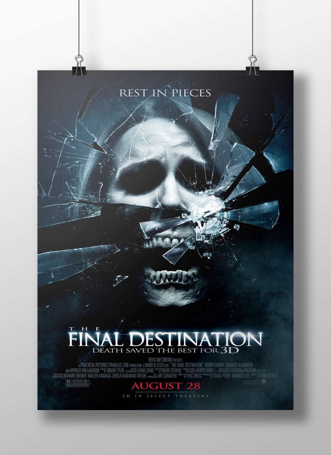 The Final Destination movie franchise Main Subject: The Final Destination movie franchise Matte BoizzBoard rigid print —