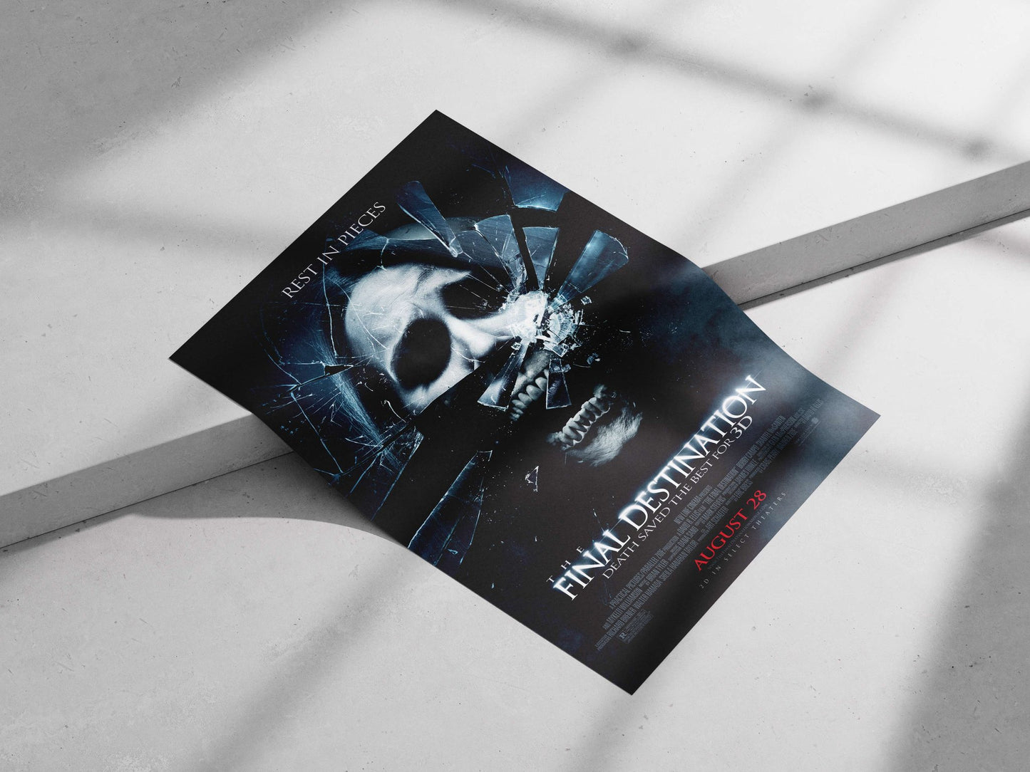 The Final Destination movie franchise Main Subject: The Final Destination movie franchise Matte poster print — Bollywood