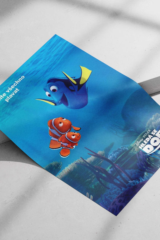 Dory, Marlin, and Nemo from Disney·Pixar's Finding Nemo franchise. Main Subject: Dory, Marlin, and Nemo from Disney·Pixar's