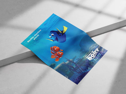Dory, Marlin, and Nemo from Disney·Pixar's Finding Nemo franchise. Main Subject: Dory, Marlin, and Nemo from Disney·Pixar's