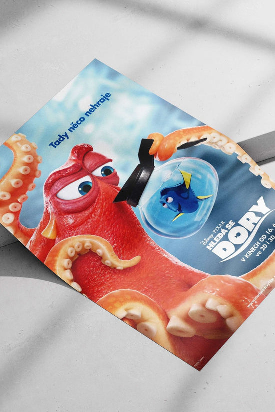 Hank (the red octopus) and Dory from Disney Pixar's Finding Nemo. Hank & Dory -