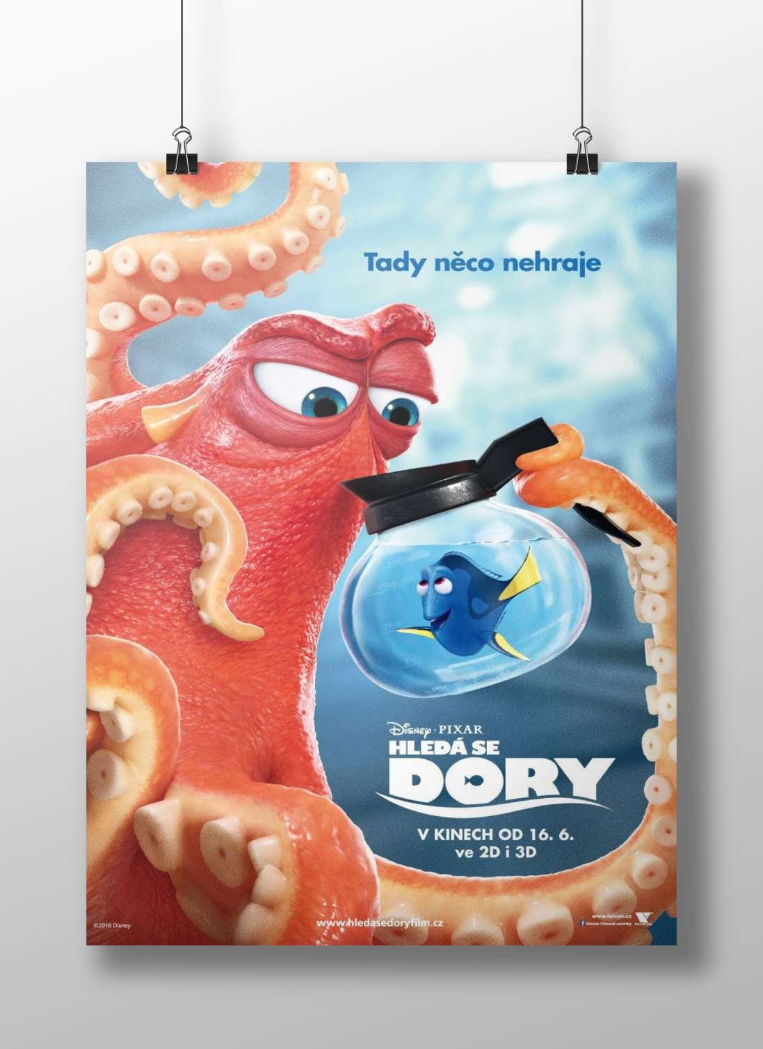 Hank (the red octopus) and Dory from Disney Pixar's Finding Nemo. Hank & Dory -