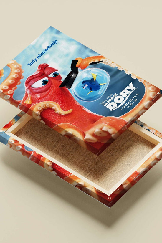 Hank (the red octopus) and Dory from Disney Pixar's Finding Nemo. Hank & Dory -