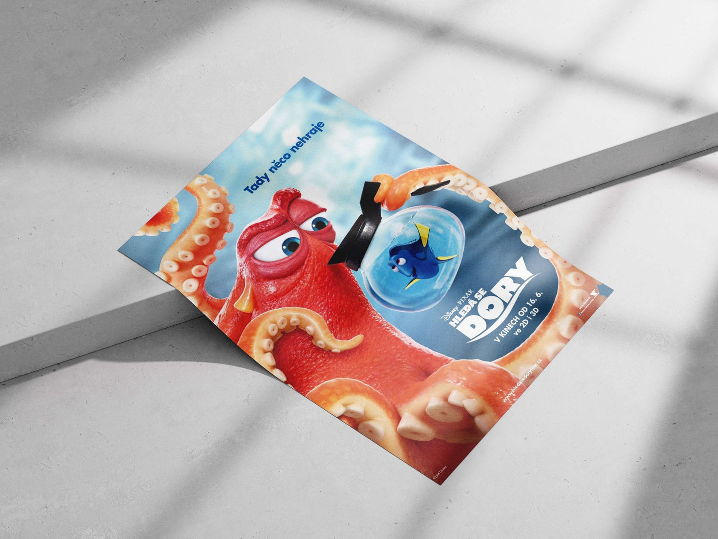 Hank (the red octopus) and Dory from Disney Pixar's Finding Nemo. Hank & Dory -