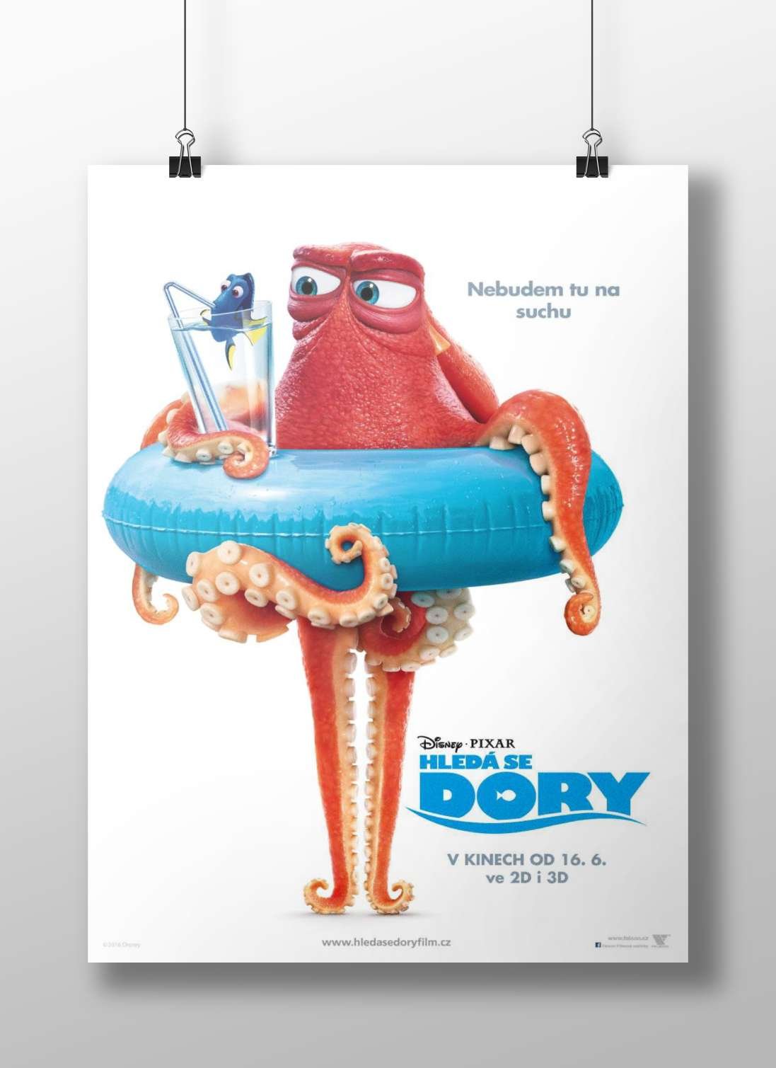 Hank (octopus) and Dory (blue tang fish) from Disney·Pixar's "Finding Dory" franchise. Main Subject: Hank (octopus) and Dory