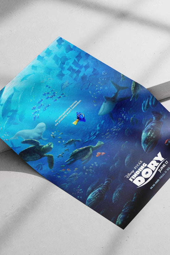 Finding Dory (Disney•Pixar film) Main Subject: Finding Dory (Disney•Pixar film) Matte poster print — Anime wall art India |