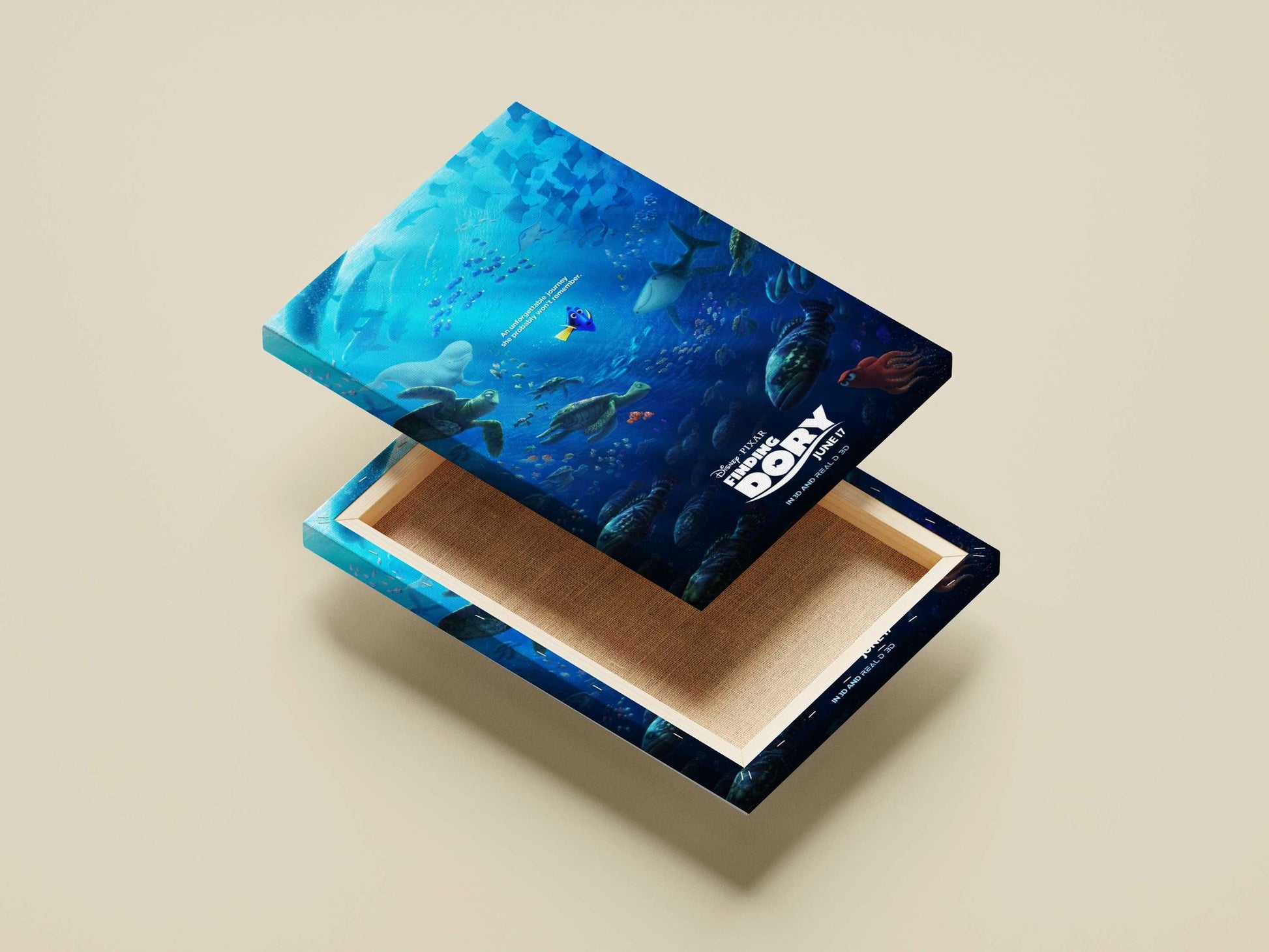 Finding Dory (Disney•Pixar film) Main Subject: Finding Dory (Disney•Pixar film) Canvas wall art — Anime wall art India |