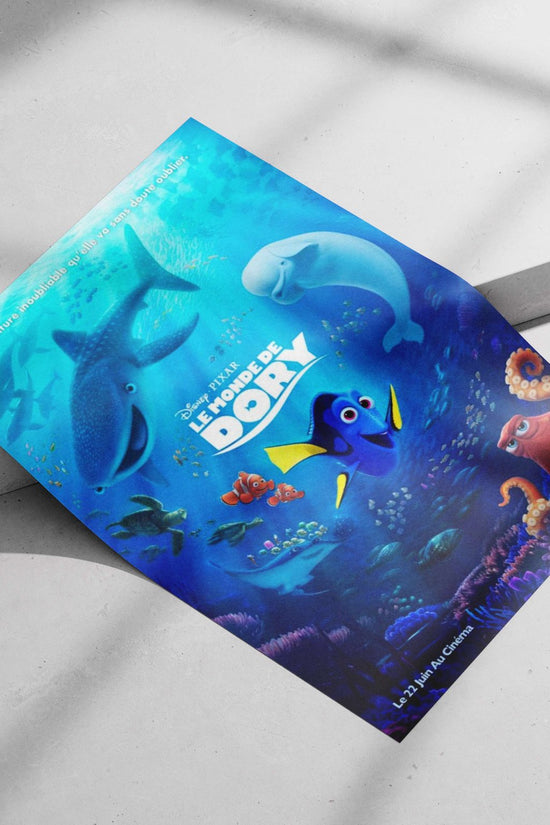Dory (the blue tang fish) from Disney•Pixar's Finding Dory franchise Dory - Joyful Nemo Poster