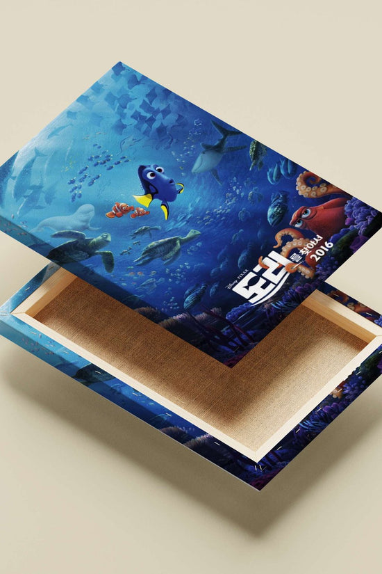 Dory, Nemo, and Marlin from Disney•Pixar's Finding Nemo Finding Nemo Family - Pop Art Poster