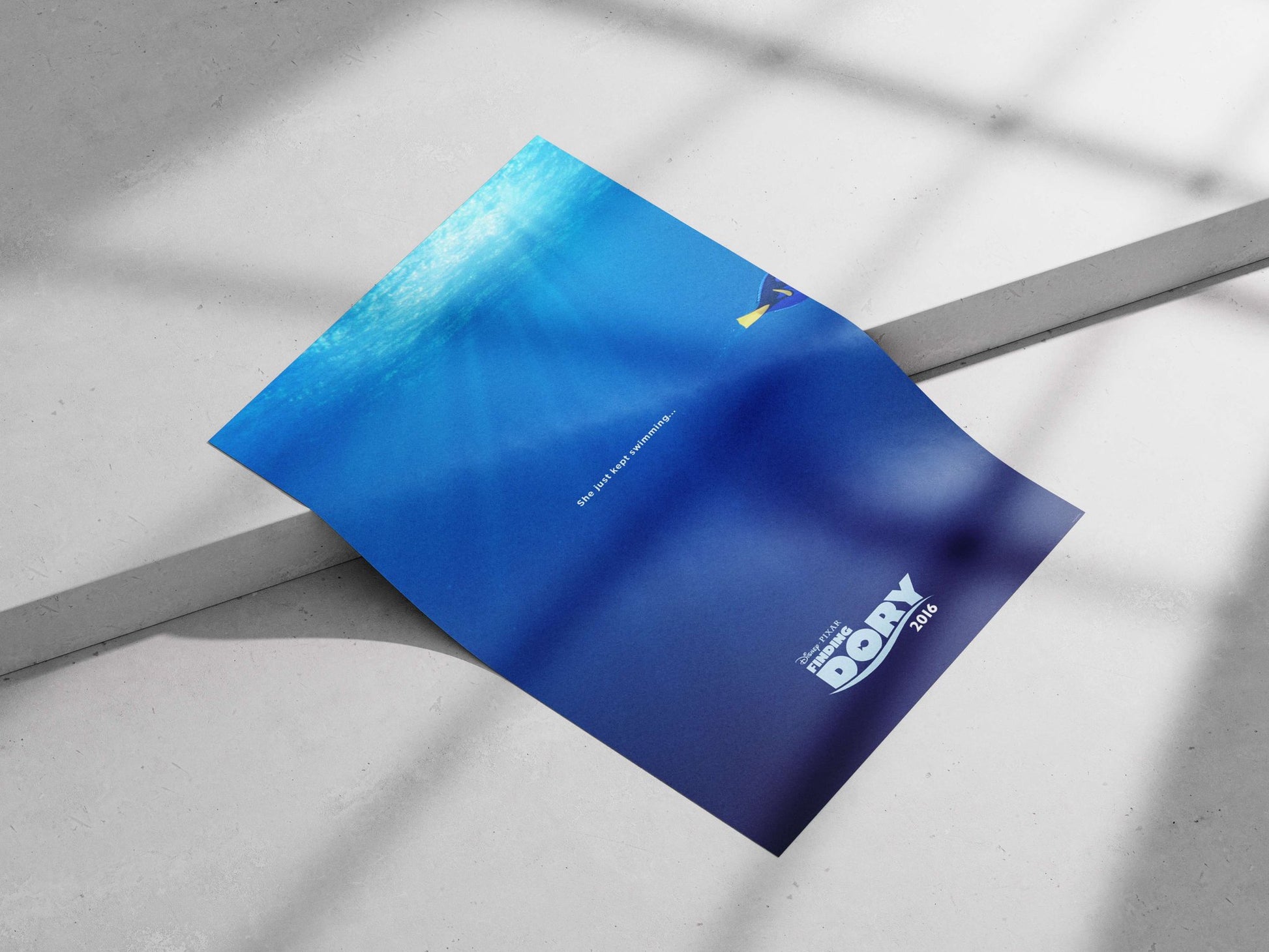 Dory (from Finding Dory, Disney·Pixar franchise) Main Subject: Dory (from Finding Dory, Disney·Pixar franchise) Matte poster