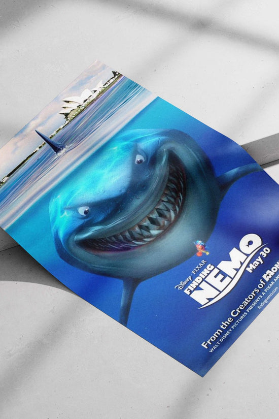 Bruce (the shark) from Finding Nemo Bruce The Shark - Ocean Masterpiece Poster