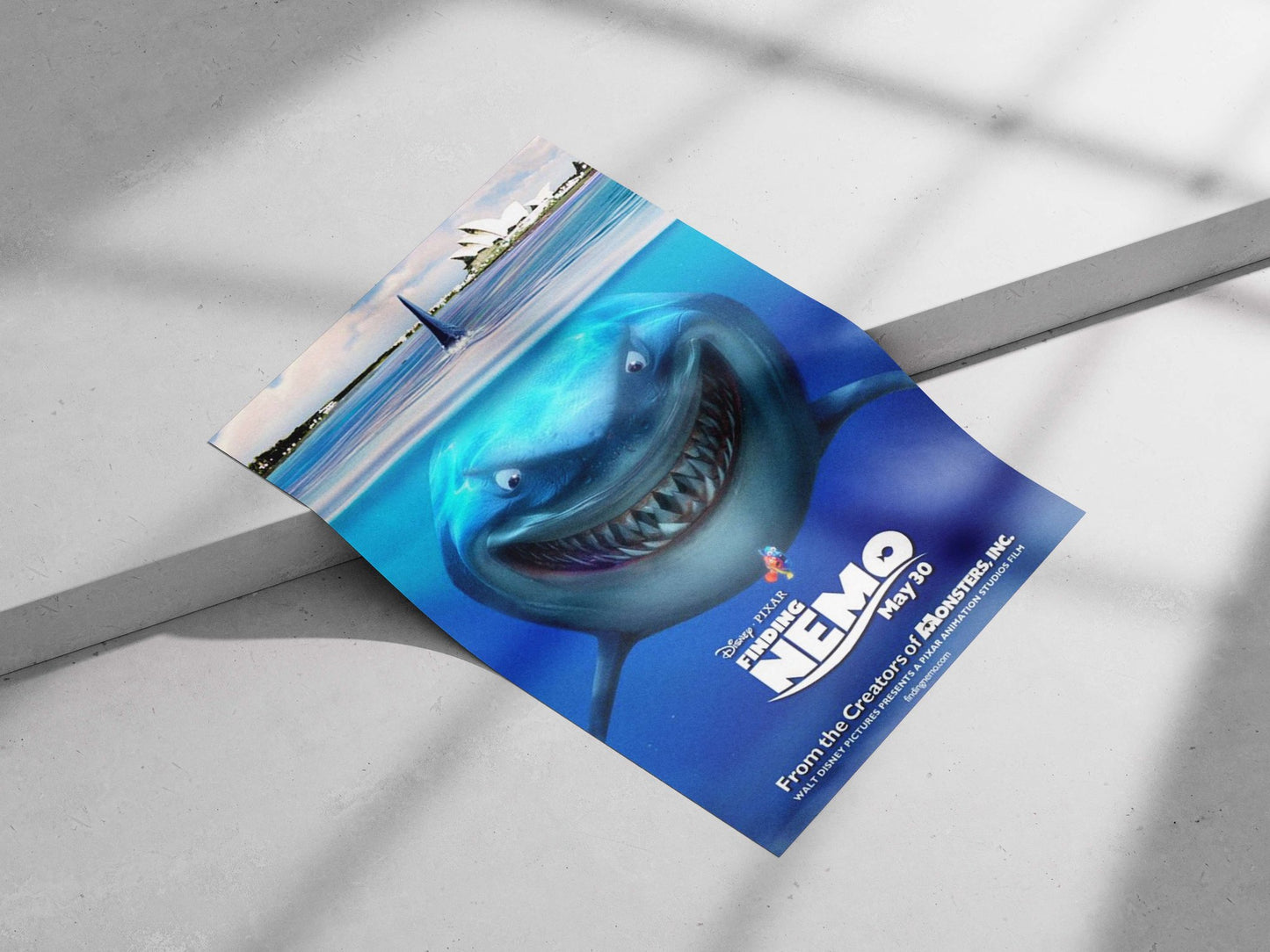 Bruce (the shark) from Finding Nemo Bruce The Shark - Ocean Masterpiece Poster