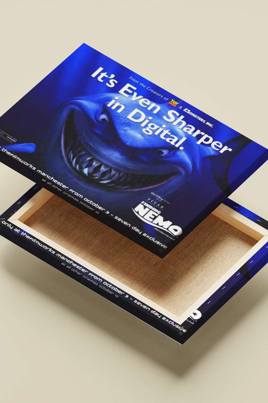 Bruce the Shark (Finding Nemo franchise) Main Subject: Bruce the Shark (Finding Nemo franchise) Canvas wall art — Superhero