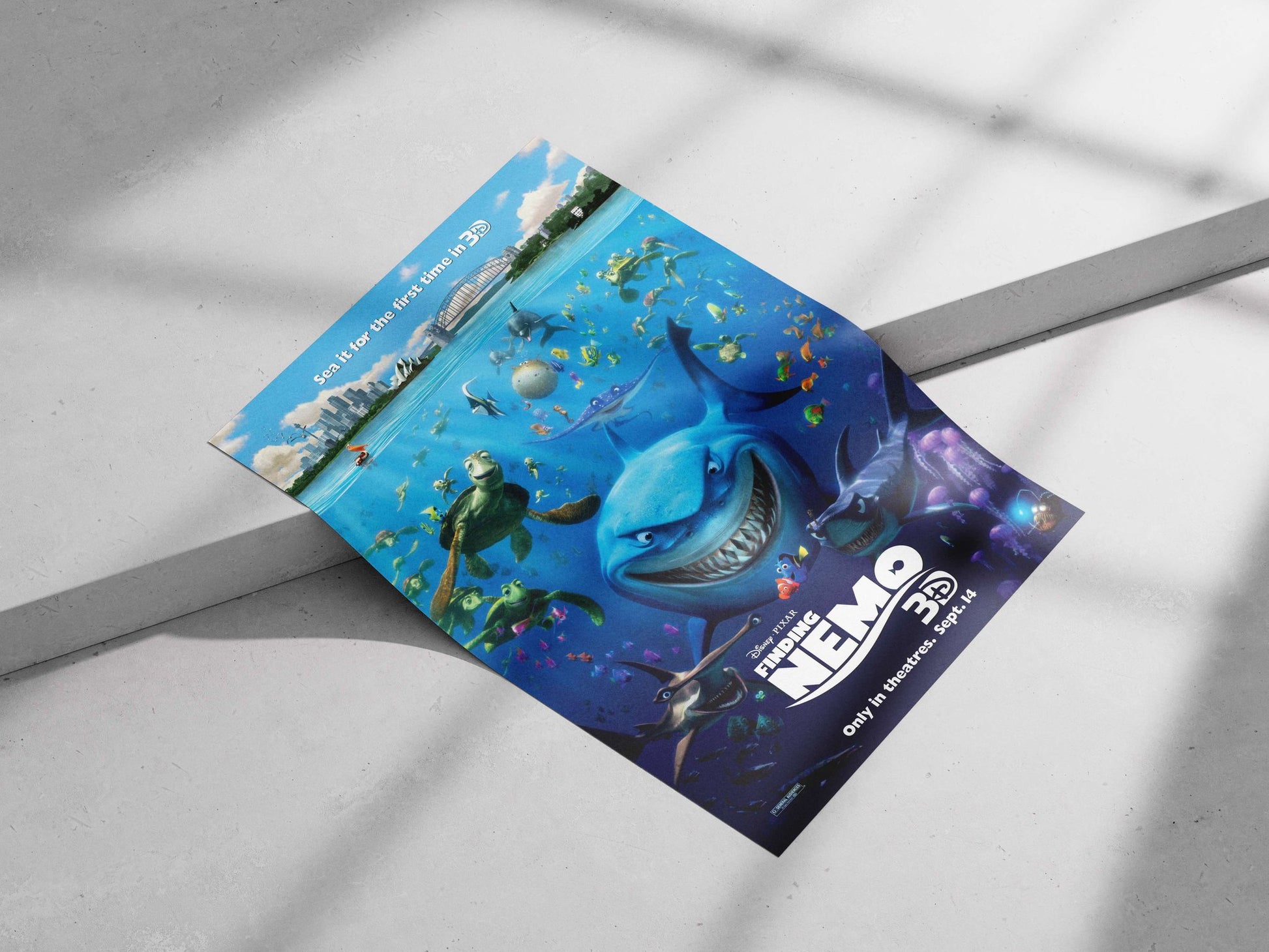 Finding Nemo (Disney·Pixar franchise) Main Subject: Finding Nemo (Disney·Pixar franchise) Matte poster print — Superhero